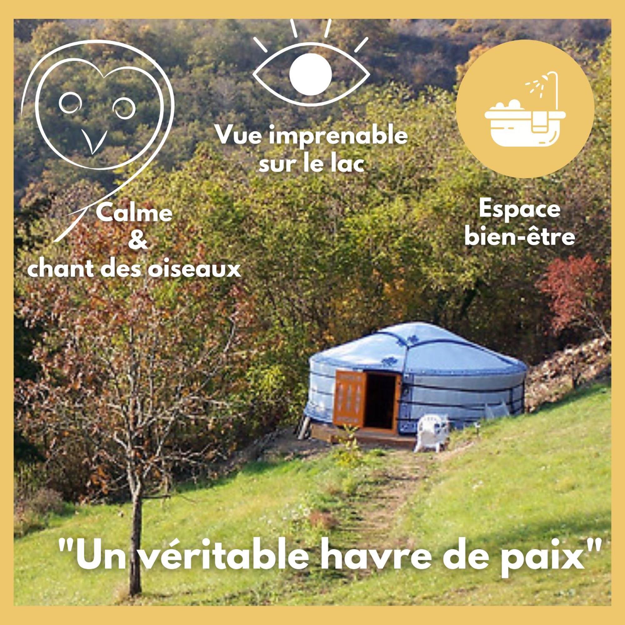 Les Yourtes O Fil 2 L'Eau Saint-Jean-Saint-Maurice-sur-Loire Exteriér fotografie